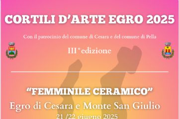 Cortili d'arte Egro 2025 - 3° edizione - Femminile Ceramico"